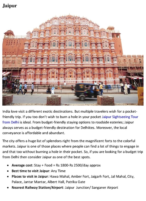 Cheap Places to Visit In India For A Budget Friendly Trip - Page 3