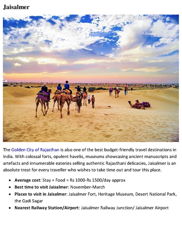 Cheap Places to Visit In India For A Budget Friendly Trip - Page 9