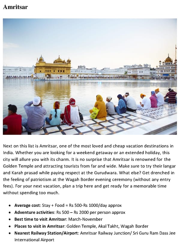 Cheap Places to Visit In India For A Budget Friendly Trip - Page 10