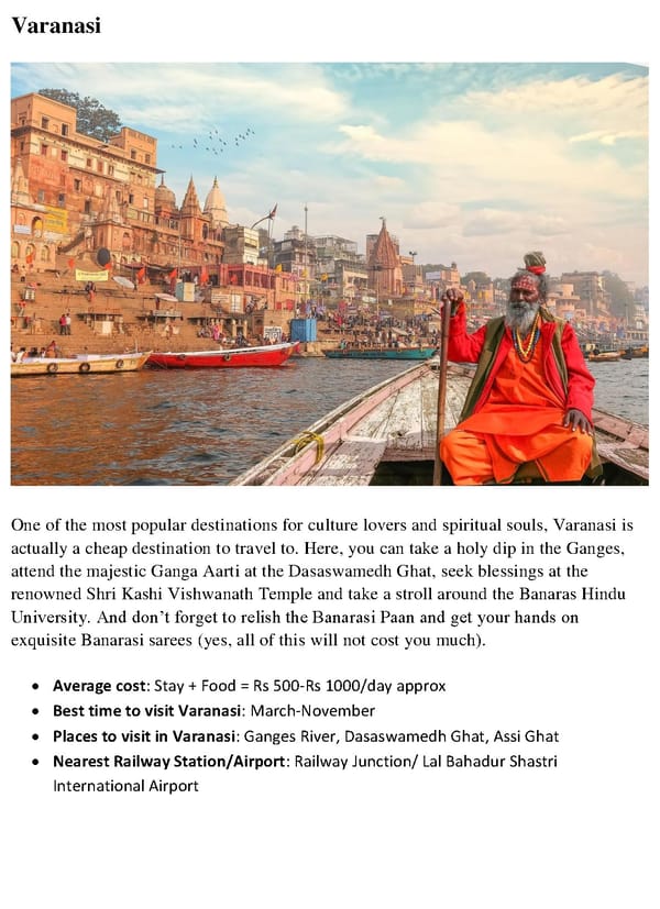 Cheap Places to Visit In India For A Budget Friendly Trip - Page 11