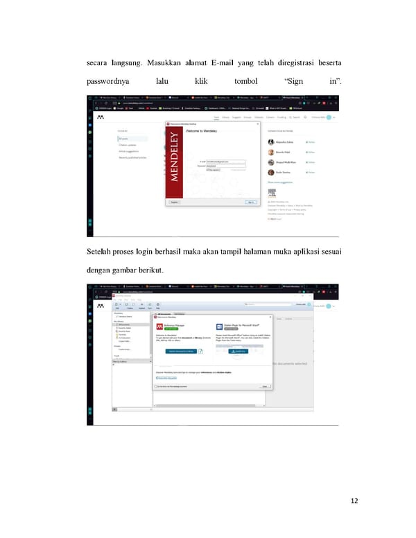 Petunjuk Penggunaan Mendeley vBeta - Page 12