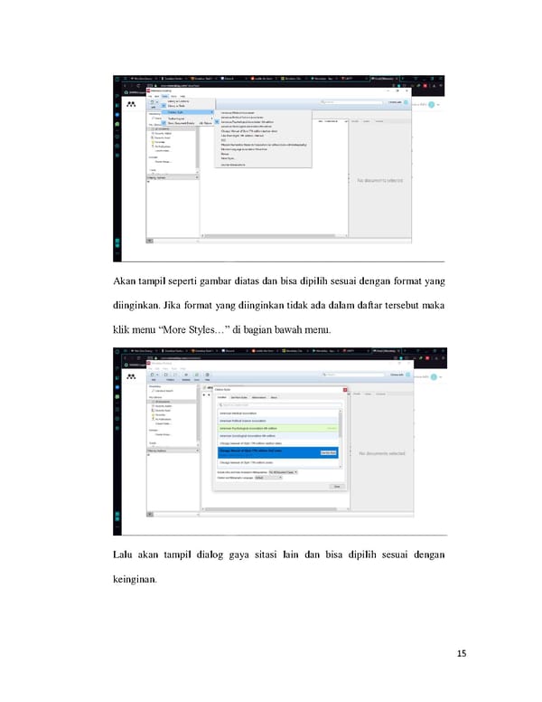 Petunjuk Penggunaan Mendeley vBeta - Page 15