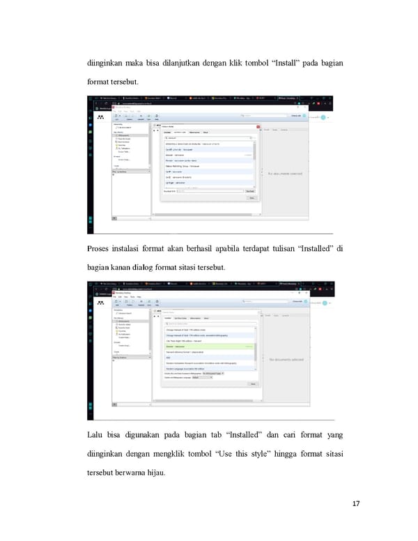 Petunjuk Penggunaan Mendeley vBeta - Page 17