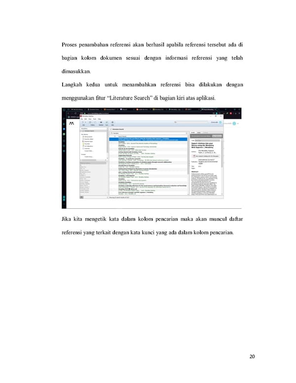 Petunjuk Penggunaan Mendeley vBeta - Page 20
