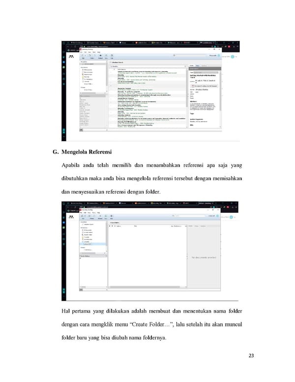 Petunjuk Penggunaan Mendeley vBeta - Page 23