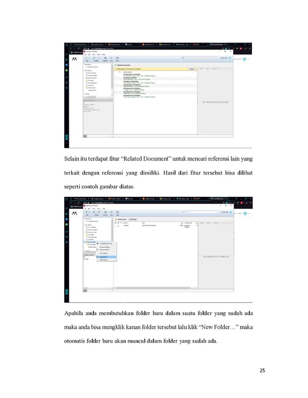 Petunjuk Penggunaan Mendeley vBeta - Page 25