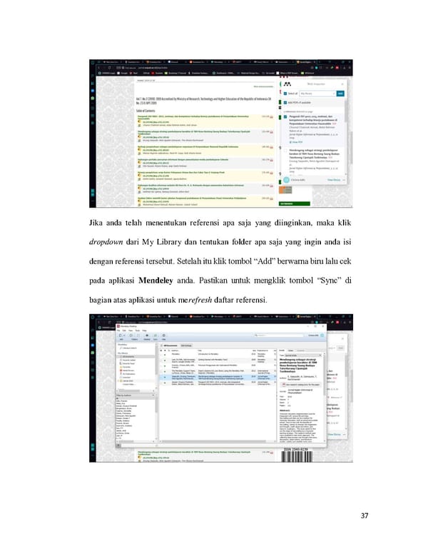 Petunjuk Penggunaan Mendeley vBeta - Page 37