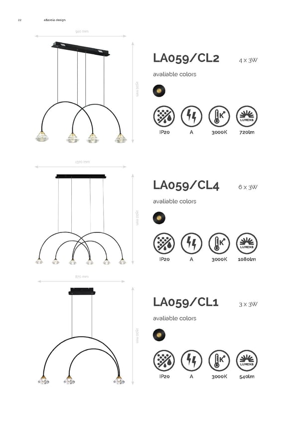 Katalog Altavola Design 2020 - Page 22