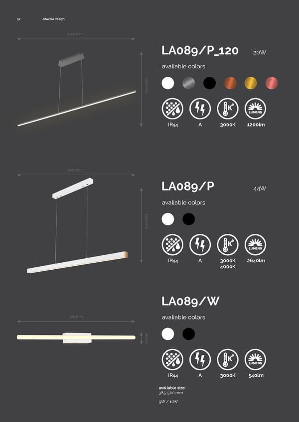 Katalog Altavola Design 2020 - Page 52
