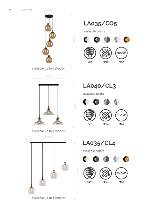 Katalog Altavola Design 2020 - Page 68