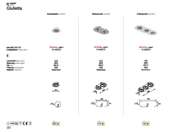 Cleoni Architectural Lighting2019 - Page 231