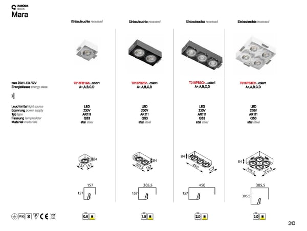 Cleoni Architectural Lighting2019 - Page 244