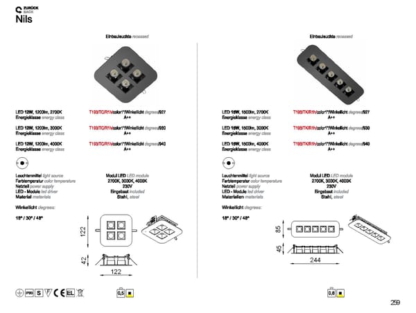 Cleoni Architectural Lighting2019 - Page 260