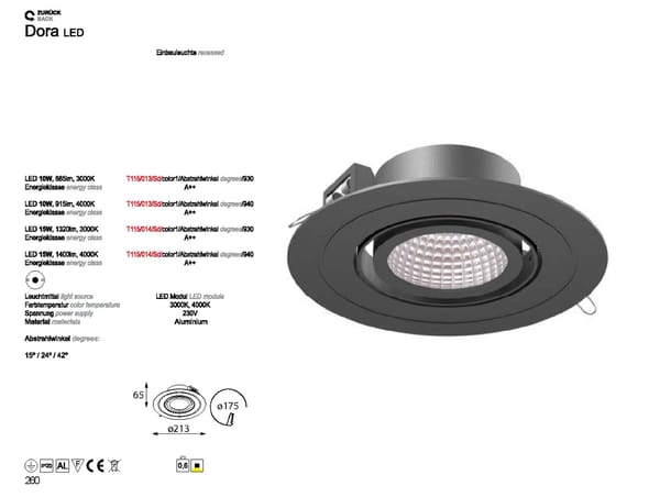 Cleoni Architectural Lighting2019 - Page 261