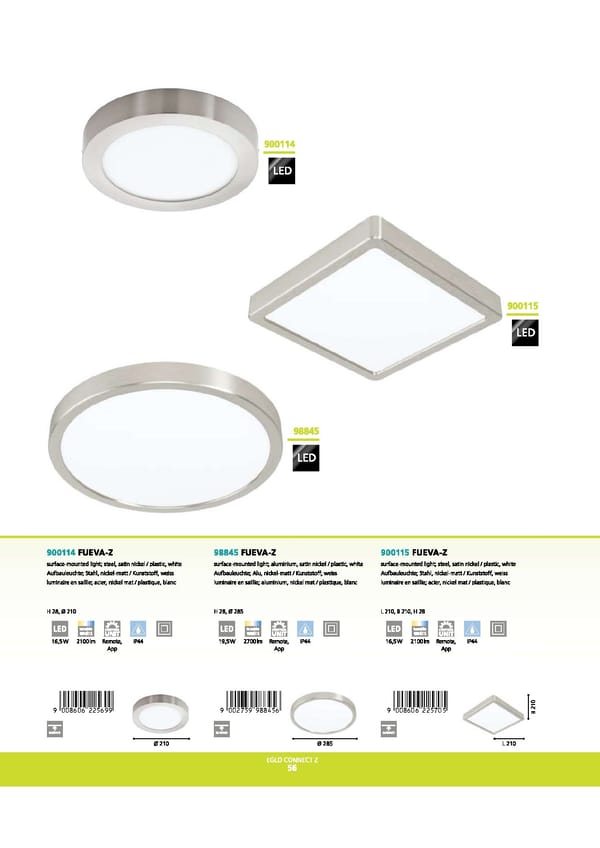 EGLO 2021 2022 Interior Lighting - Page 58