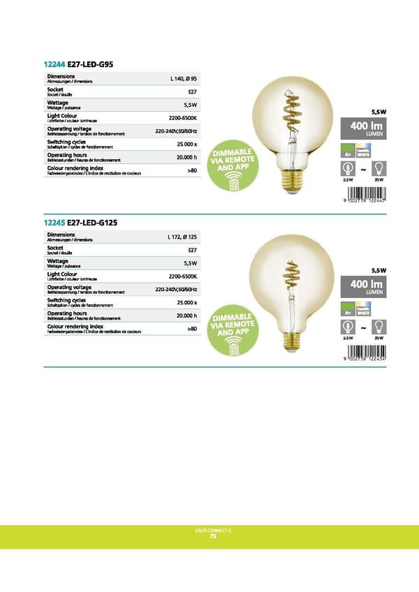 EGLO 2021 2022 Interior Lighting - Page 77