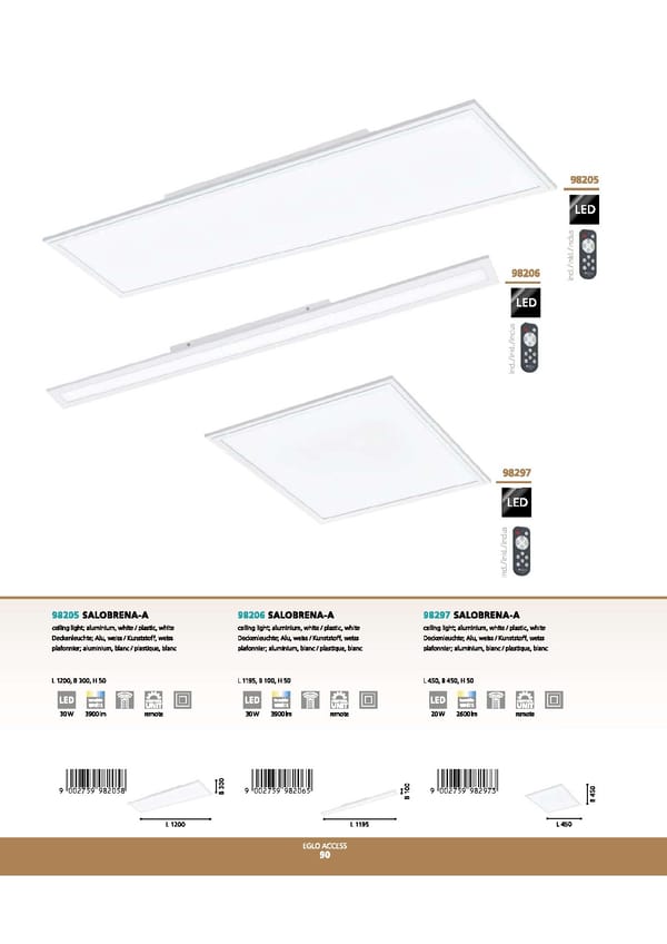 EGLO 2021 2022 Interior Lighting - Page 92