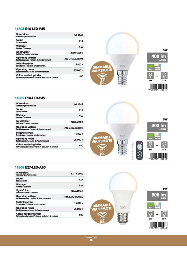 EGLO 2021 2022 Interior Lighting - Page 98