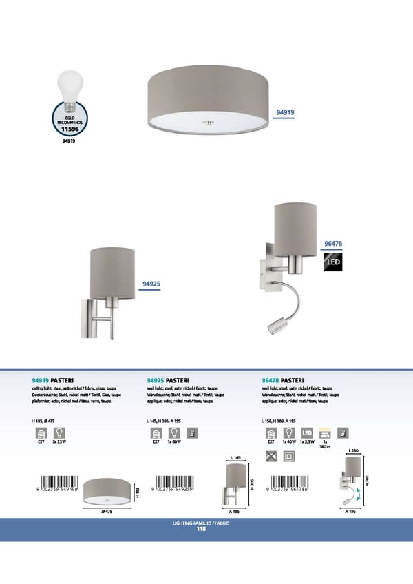 EGLO 2021 2022 Interior Lighting - Page 120