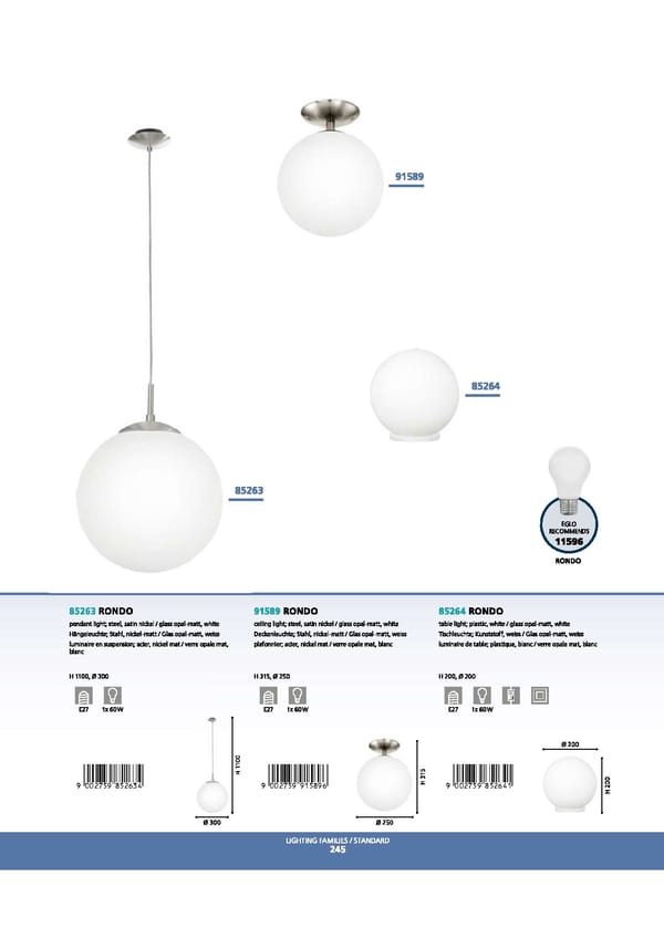 EGLO 2021 2022 Interior Lighting - Page 247