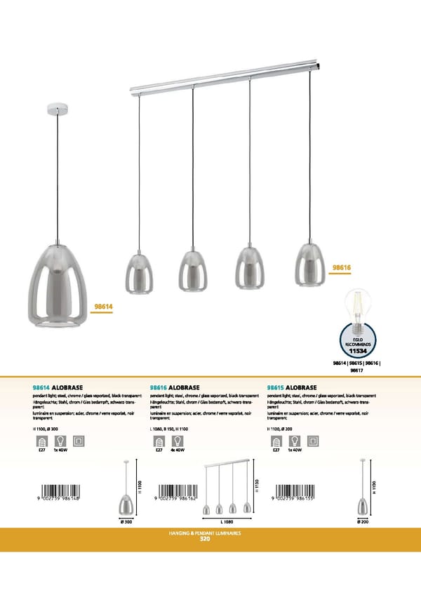 EGLO 2021 2022 Interior Lighting - Page 322