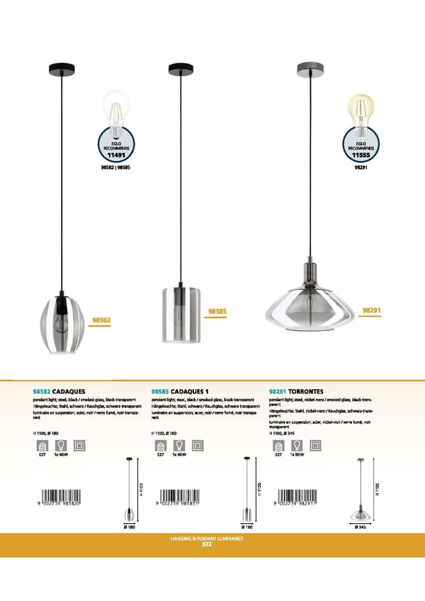 EGLO 2021 2022 Interior Lighting - Page 324