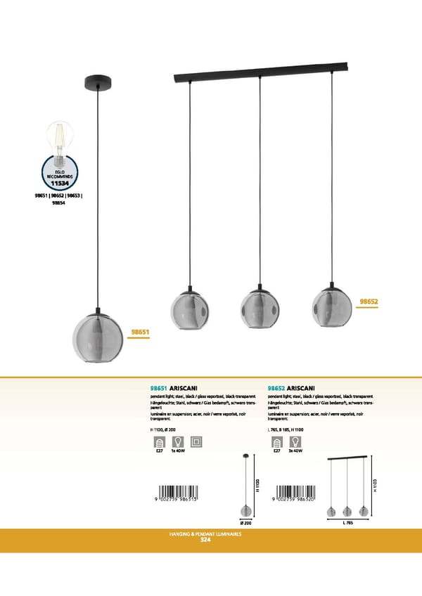 EGLO 2021 2022 Interior Lighting - Page 326