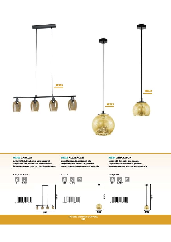 EGLO 2021 2022 Interior Lighting - Page 332