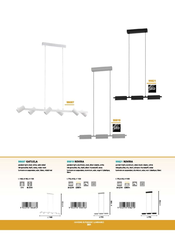 EGLO 2021 2022 Interior Lighting - Page 363