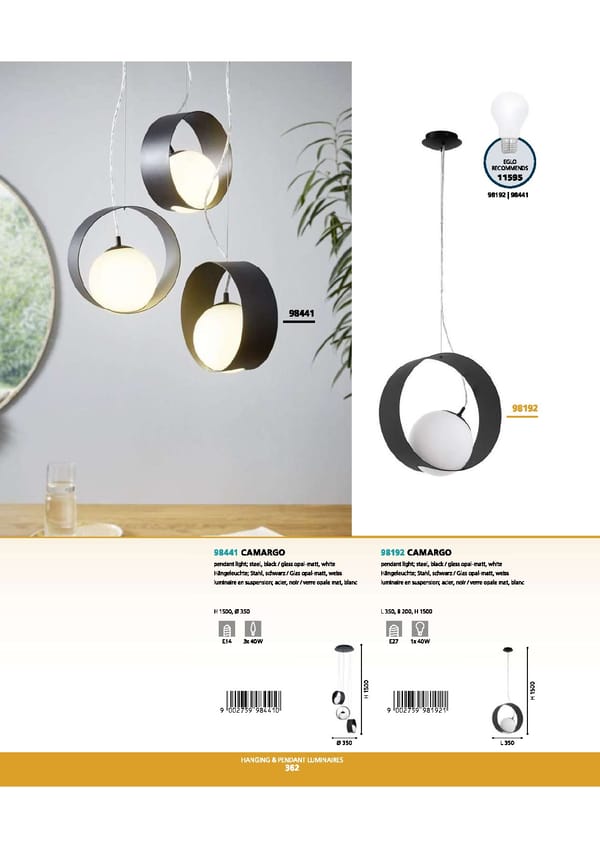 EGLO 2021 2022 Interior Lighting - Page 364