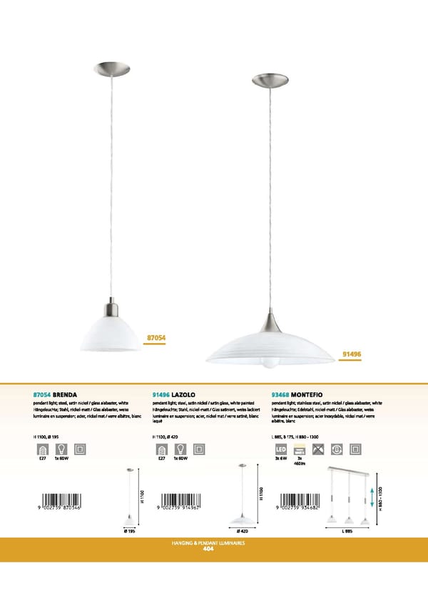 EGLO 2021 2022 Interior Lighting - Page 406