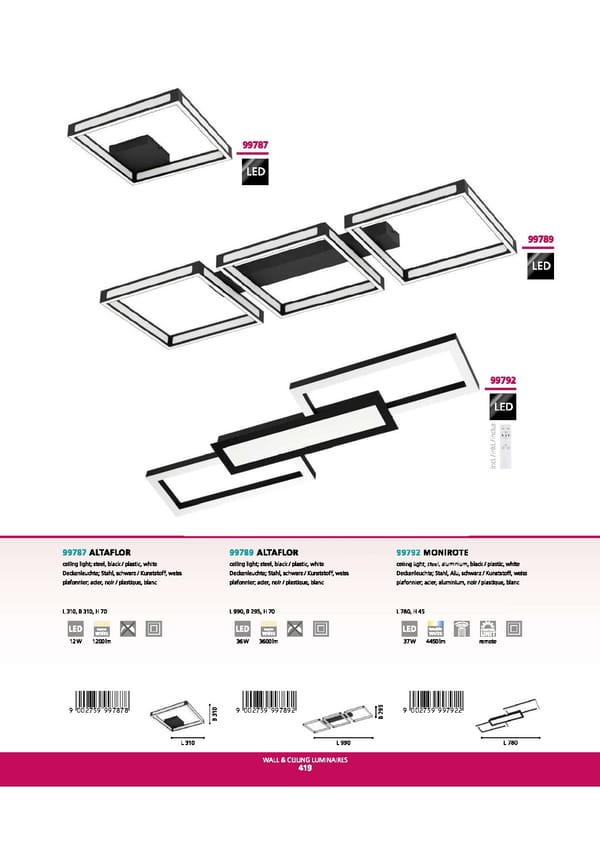 EGLO 2021 2022 Interior Lighting - Page 421