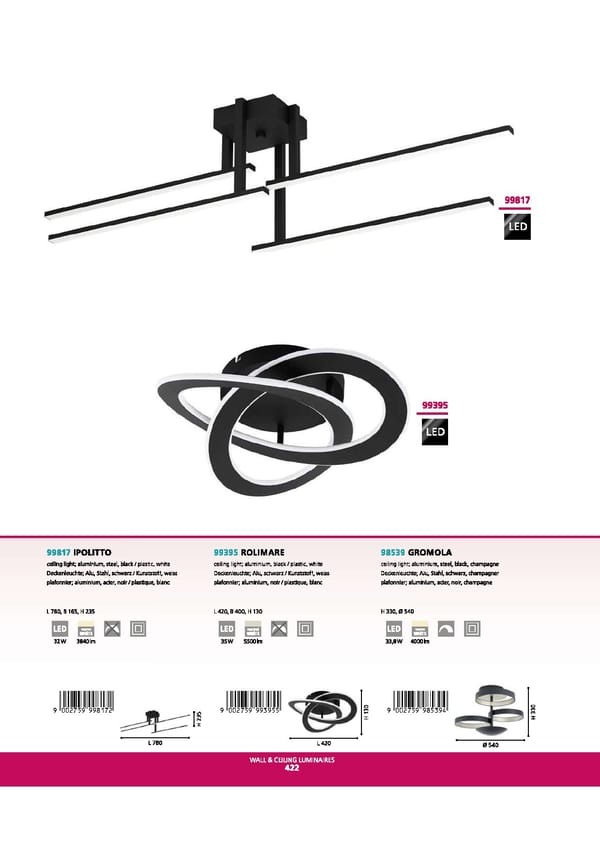 EGLO 2021 2022 Interior Lighting - Page 424