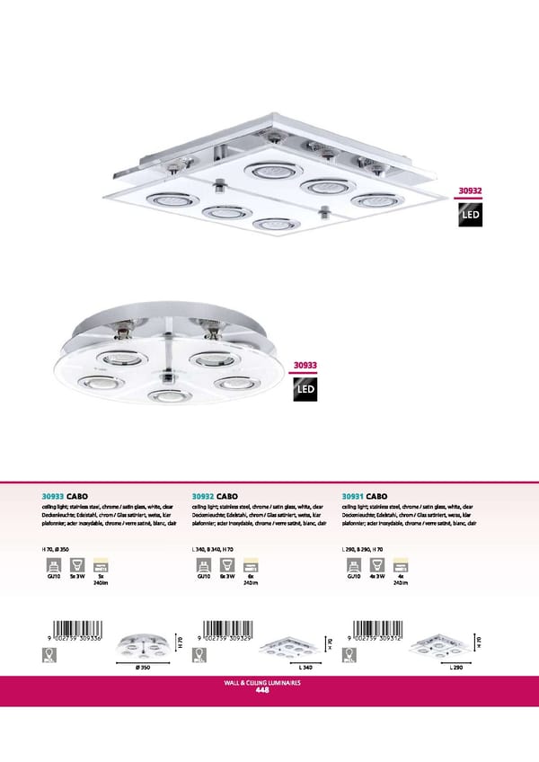 EGLO 2021 2022 Interior Lighting - Page 450