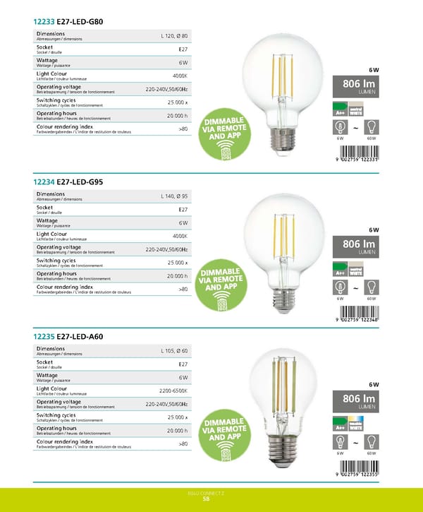 EGLO 2021 2022 Connect Z Folder - Page 60