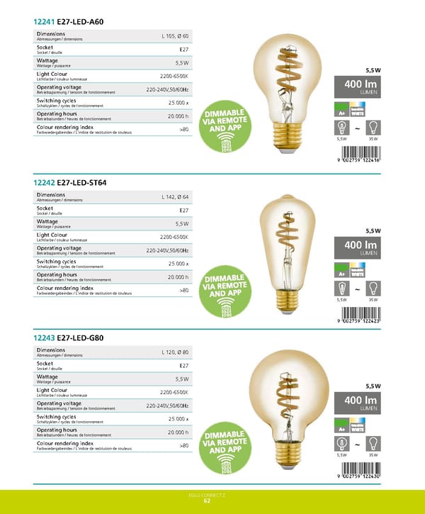 EGLO 2021 2022 Connect Z Folder - Page 64