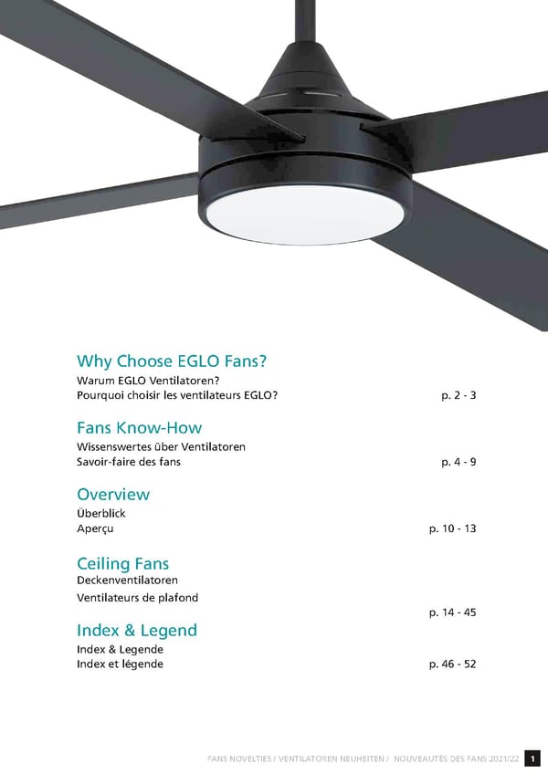 EGLO 2021 2022 Ceiling Fans Novelties - Page 3