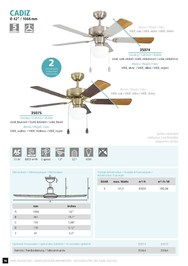 EGLO 2021 2022 Ceiling Fans Novelties - Page 18