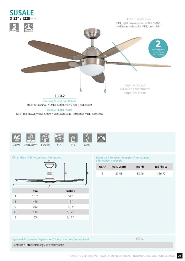 EGLO 2021 2022 Ceiling Fans Novelties - Page 23