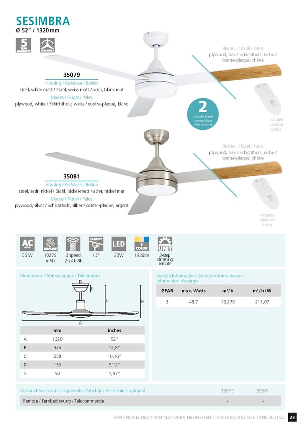 EGLO 2021 2022 Ceiling Fans Novelties - Page 25