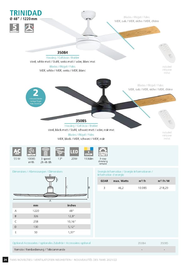 EGLO 2021 2022 Ceiling Fans Novelties - Page 26