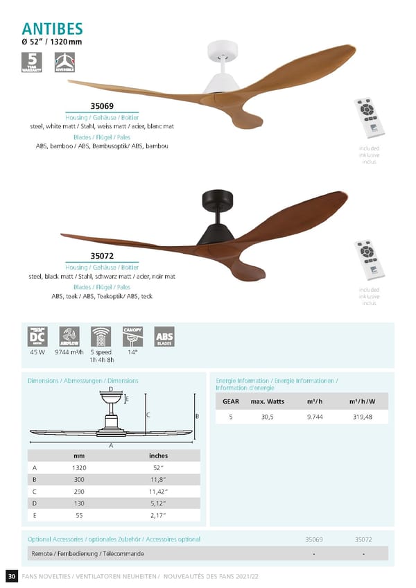 EGLO 2021 2022 Ceiling Fans Novelties - Page 32