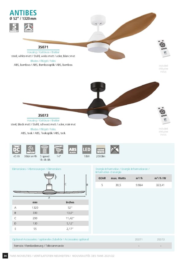 EGLO 2021 2022 Ceiling Fans Novelties - Page 36