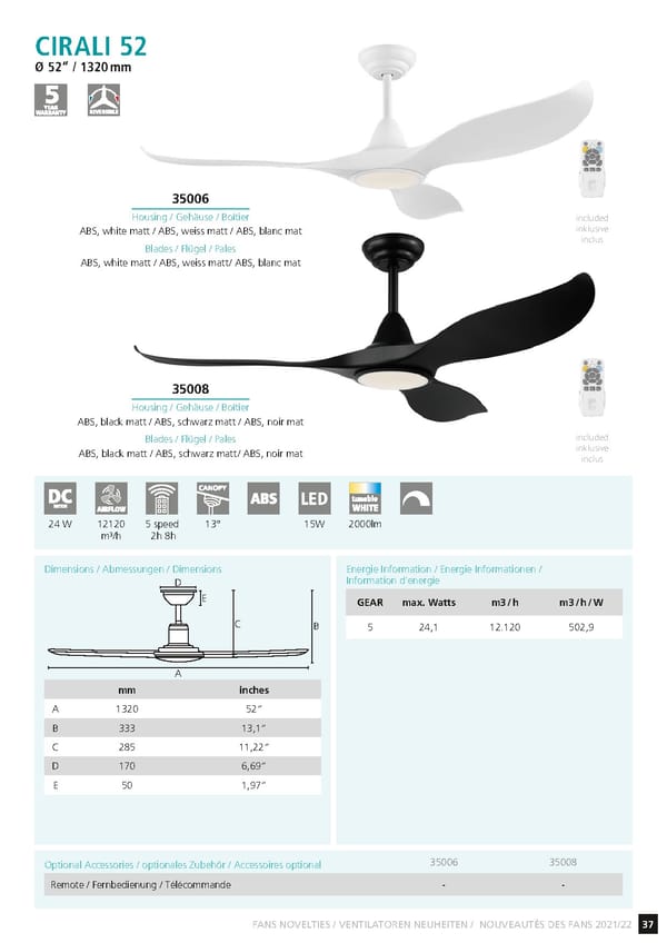 EGLO 2021 2022 Ceiling Fans Novelties - Page 39