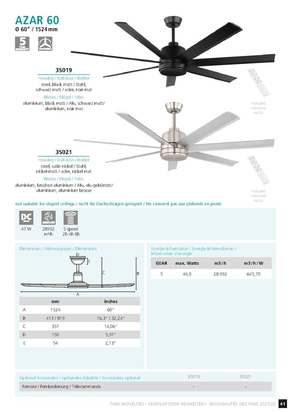 EGLO 2021 2022 Ceiling Fans Novelties - Page 43