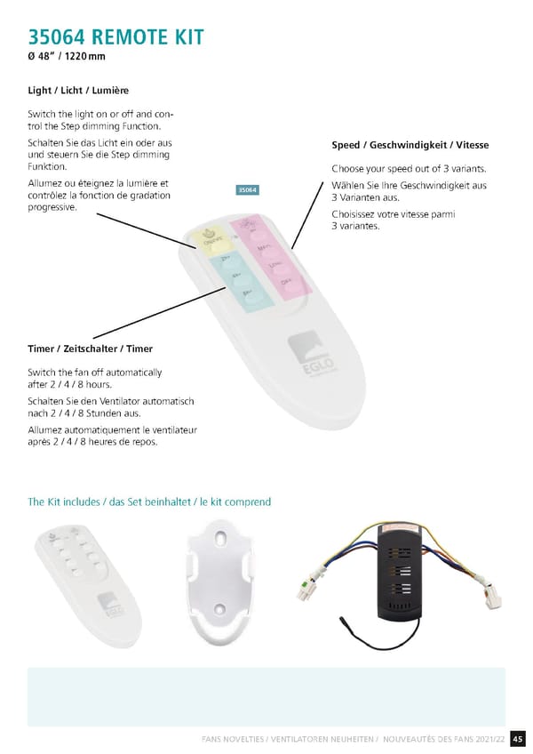 EGLO 2021 2022 Ceiling Fans Novelties - Page 47