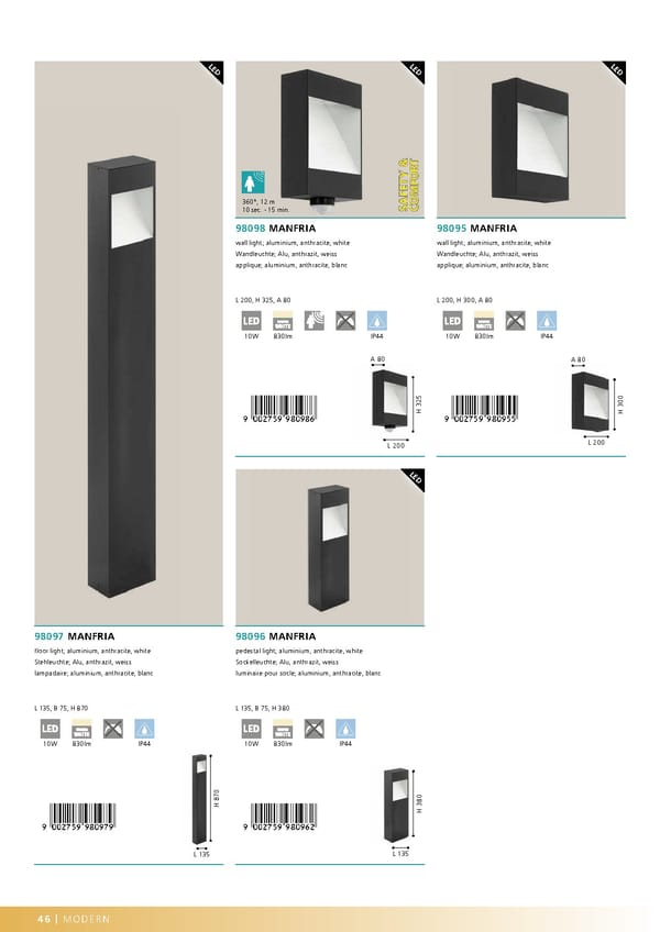 EGLO 2020 2021 Outdoor Luminaires - Page 48