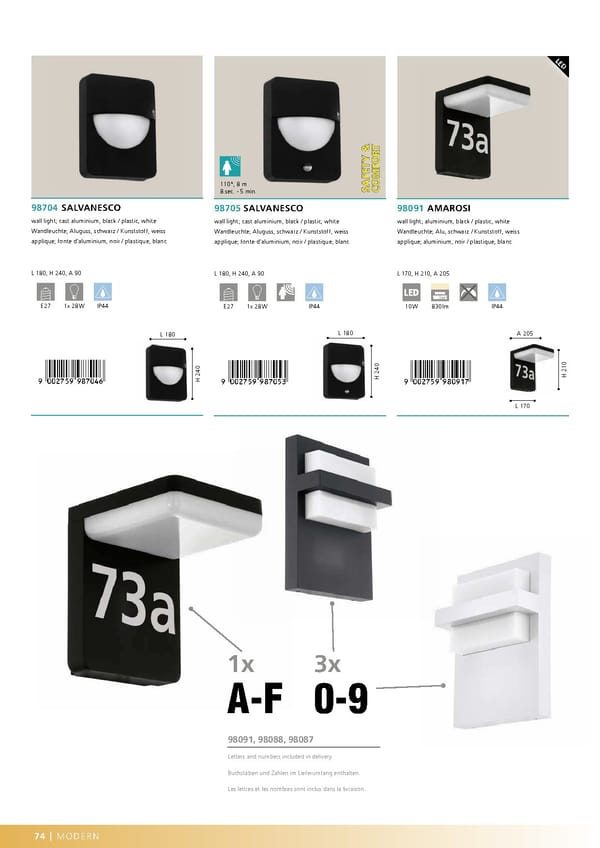 EGLO 2020 2021 Outdoor Luminaires - Page 76