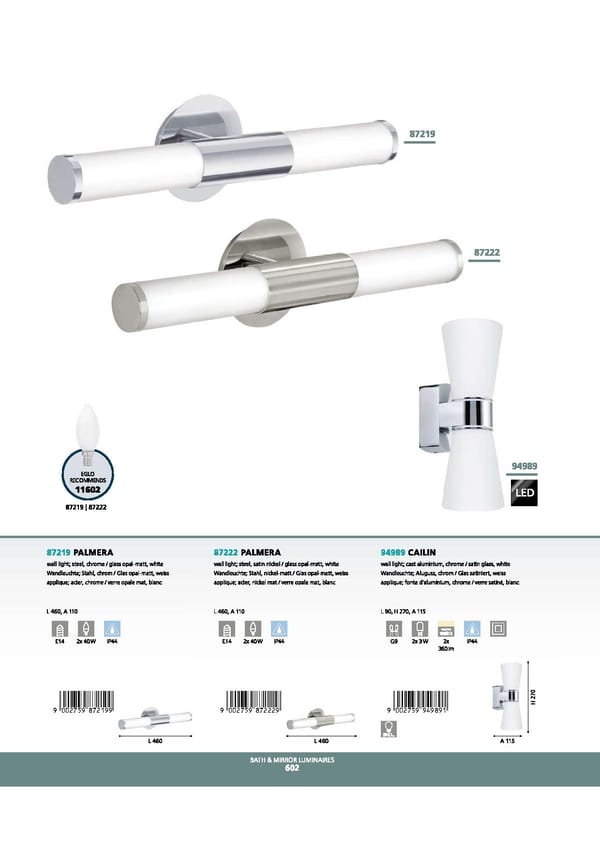 EGLO 2021 2022 Interior Lighting - Page 606