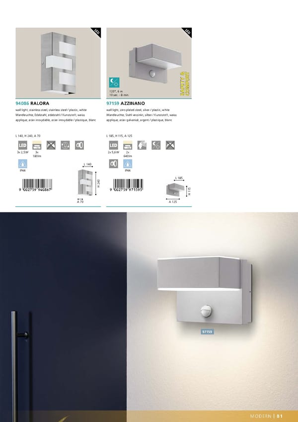 EGLO 2020 2021 Outdoor Luminaires - Page 83